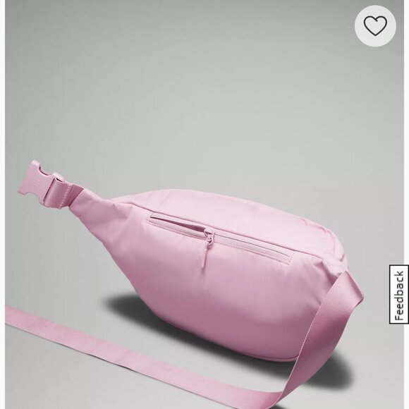 Lululemon Athletica Large Classic Pink Peony Belt Bag 3.5L NEW WITH TAG rare - Picture 4 of 11